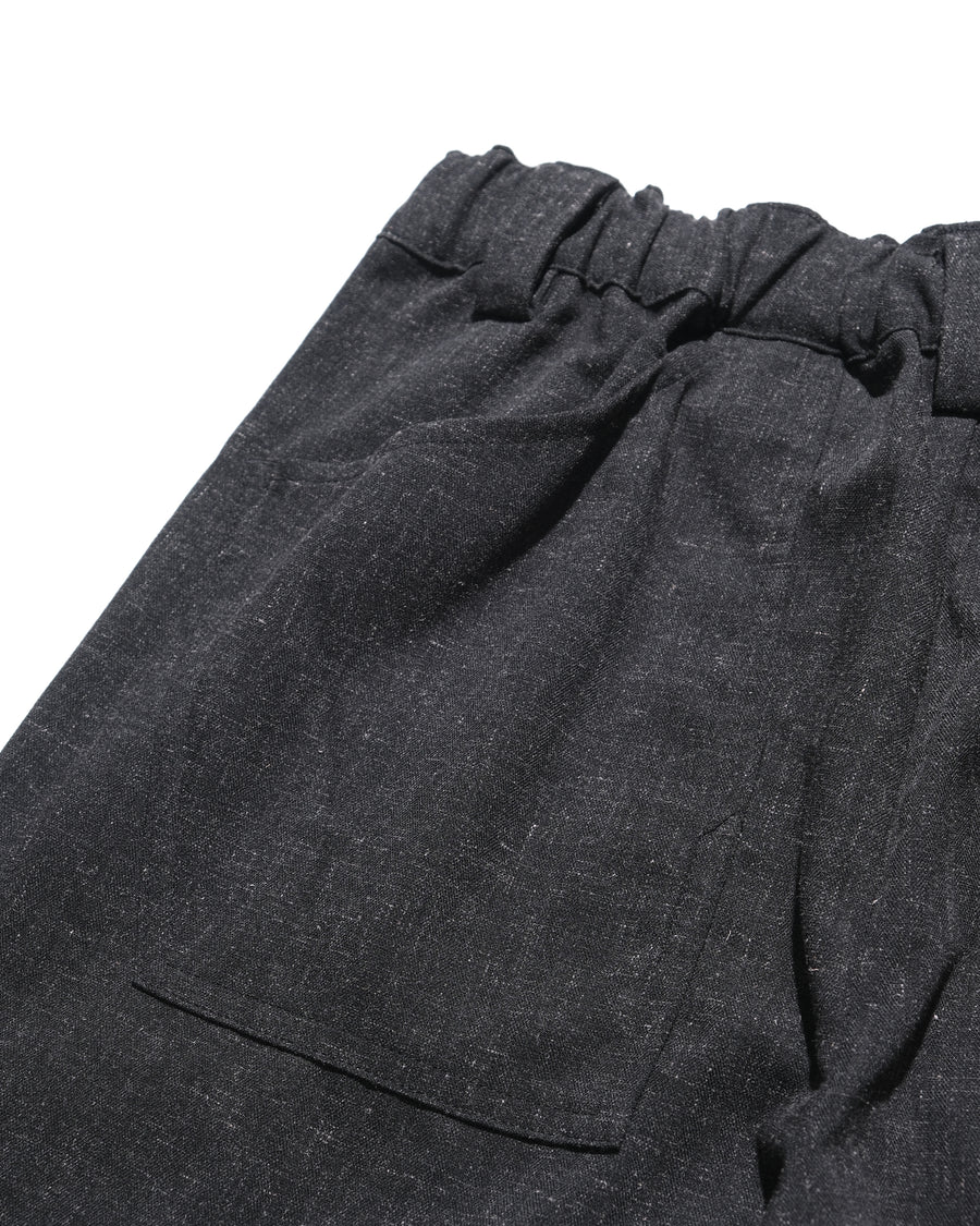 Flow Pleat Pants ᛝ Black