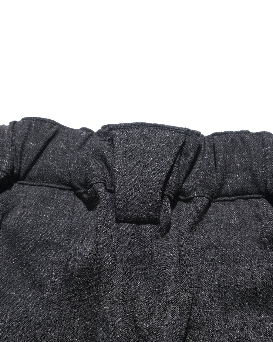 Flow Pleat Pants ᛝ Black