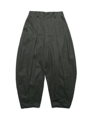 Pleat Loose Pants ᛝ Deep Green