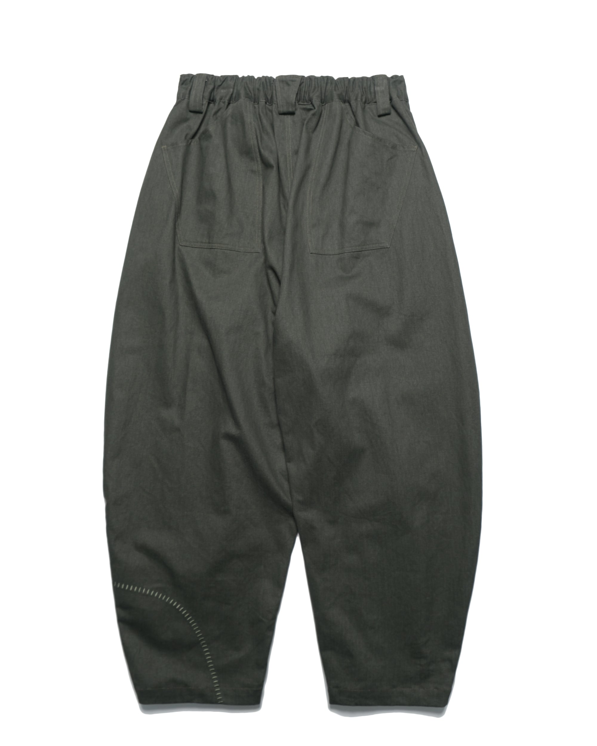 Pleat Loose Pants ᛝ Deep Green
