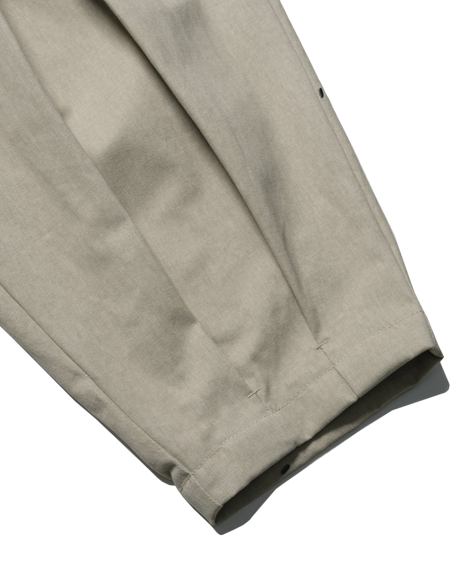 Pleat Loose Pants ᛝ Khaki