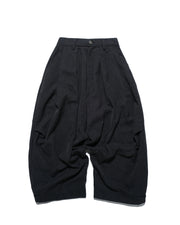 Pleat Volume Pants ᛝ Black