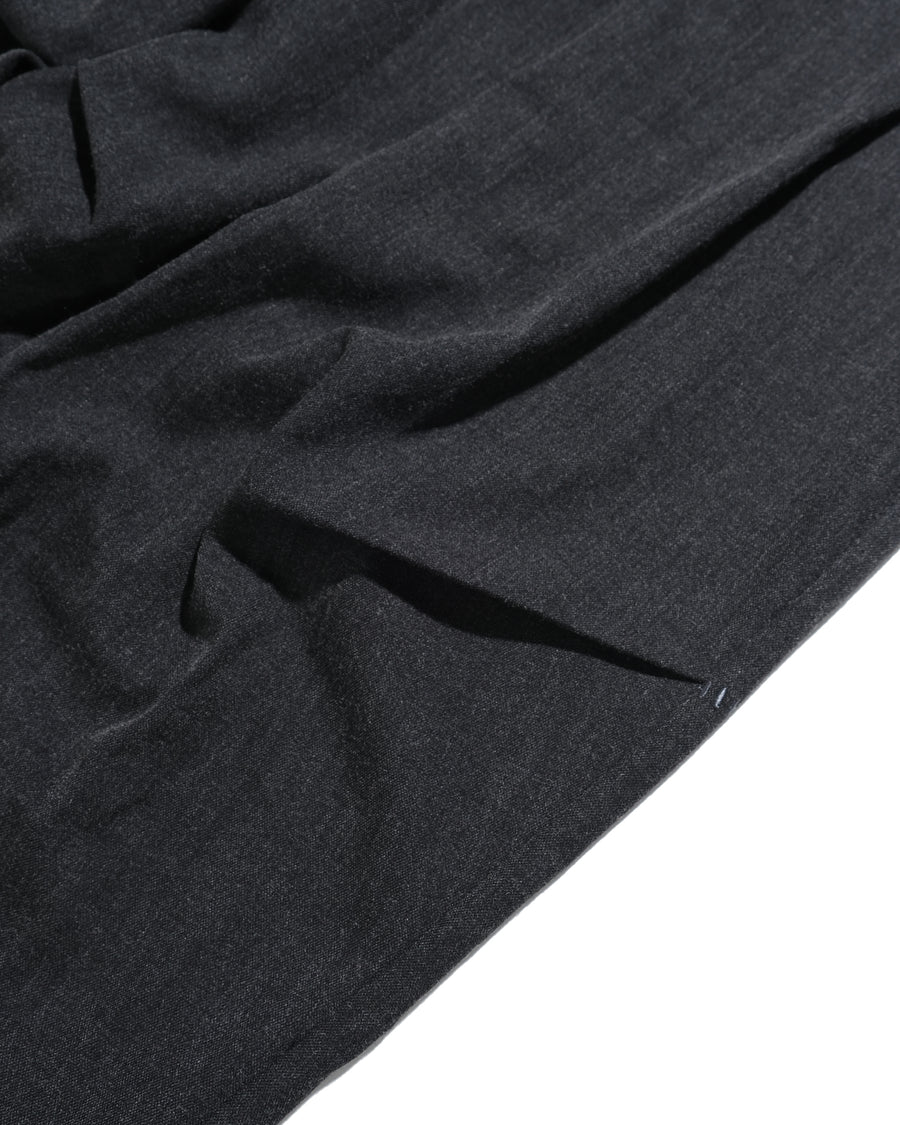 Pleat Volume Pants ᛝ Black