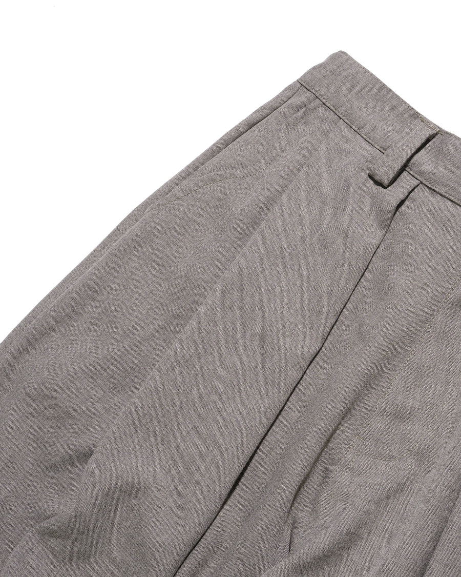 Pleat Volume Pants ᛝ Taupe