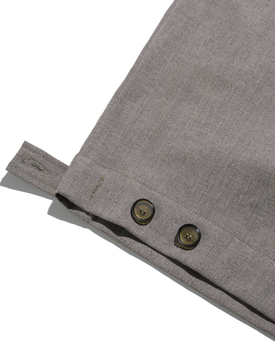 Pleat Volume Pants ᛝ Taupe