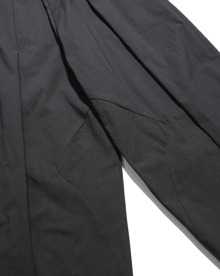 Pleat Wide Pants ᛝ Black