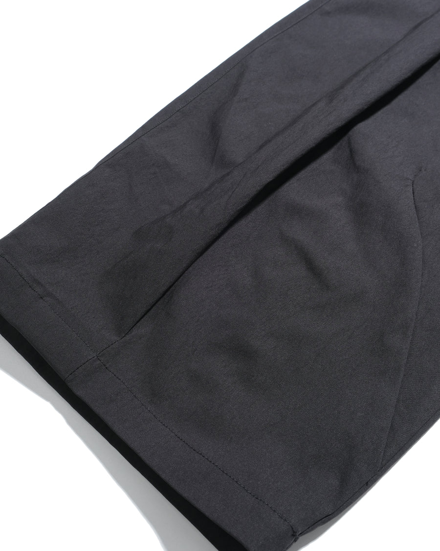 Pleat Wide Pants ᛝ Black