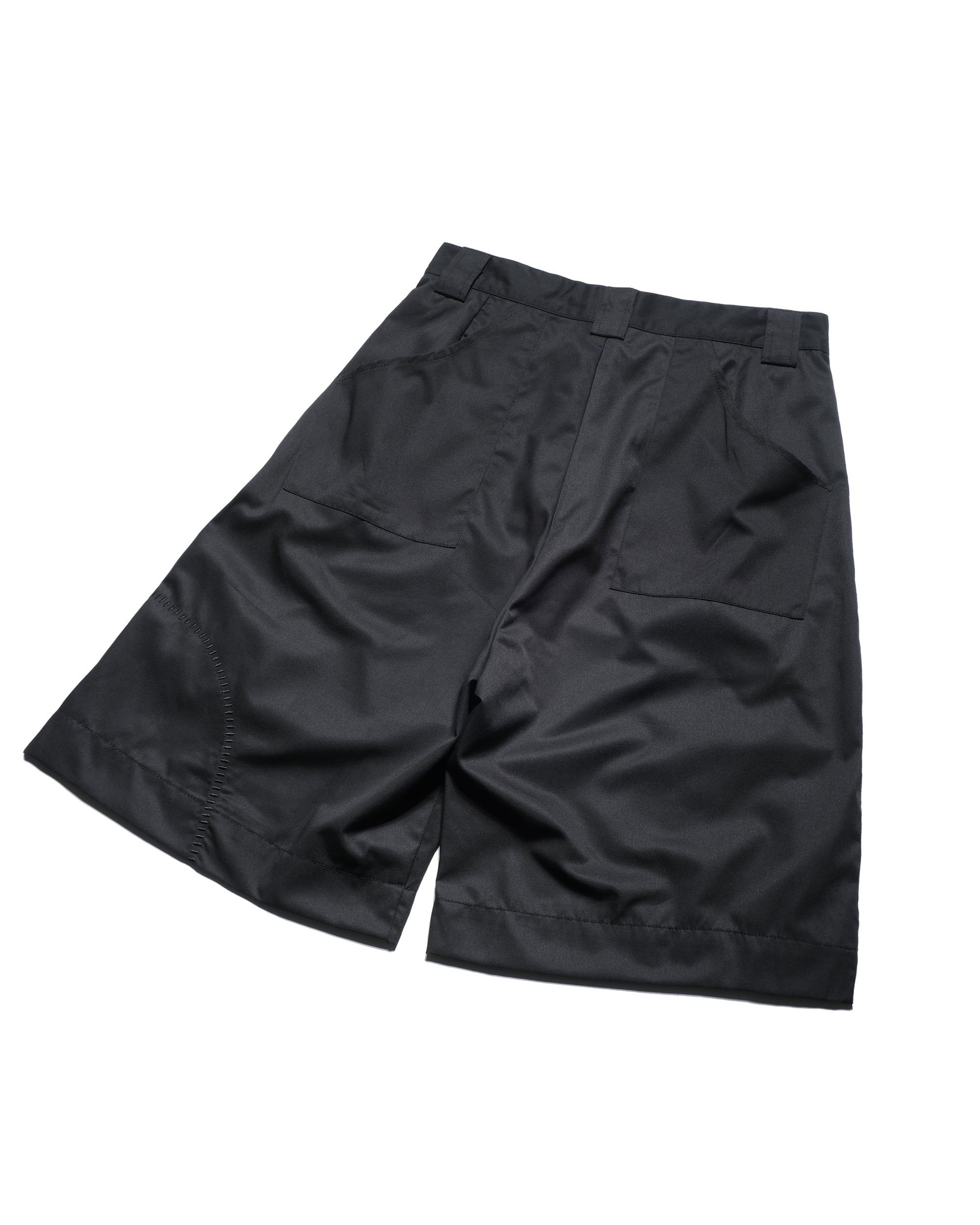 Pleat Shorts ᛝ Black