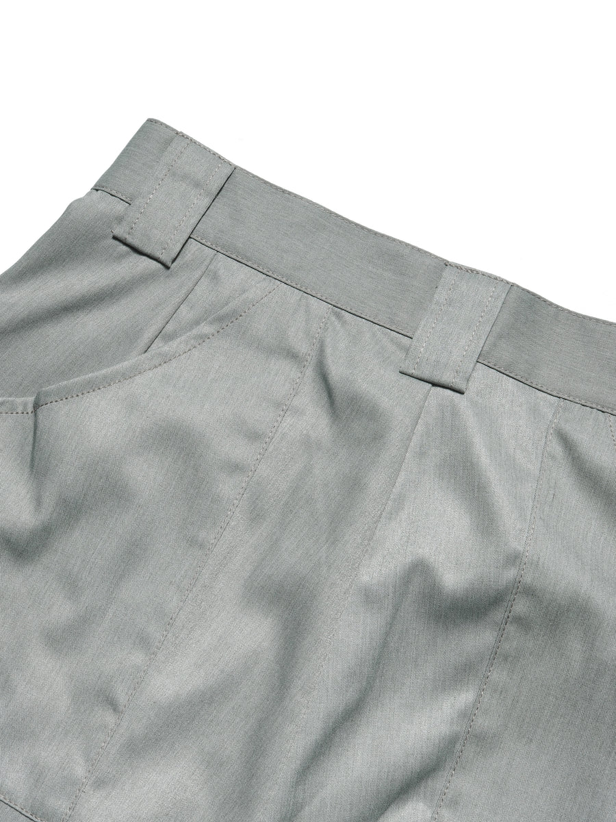 Pleat Shorts ᛝ Mist Olive