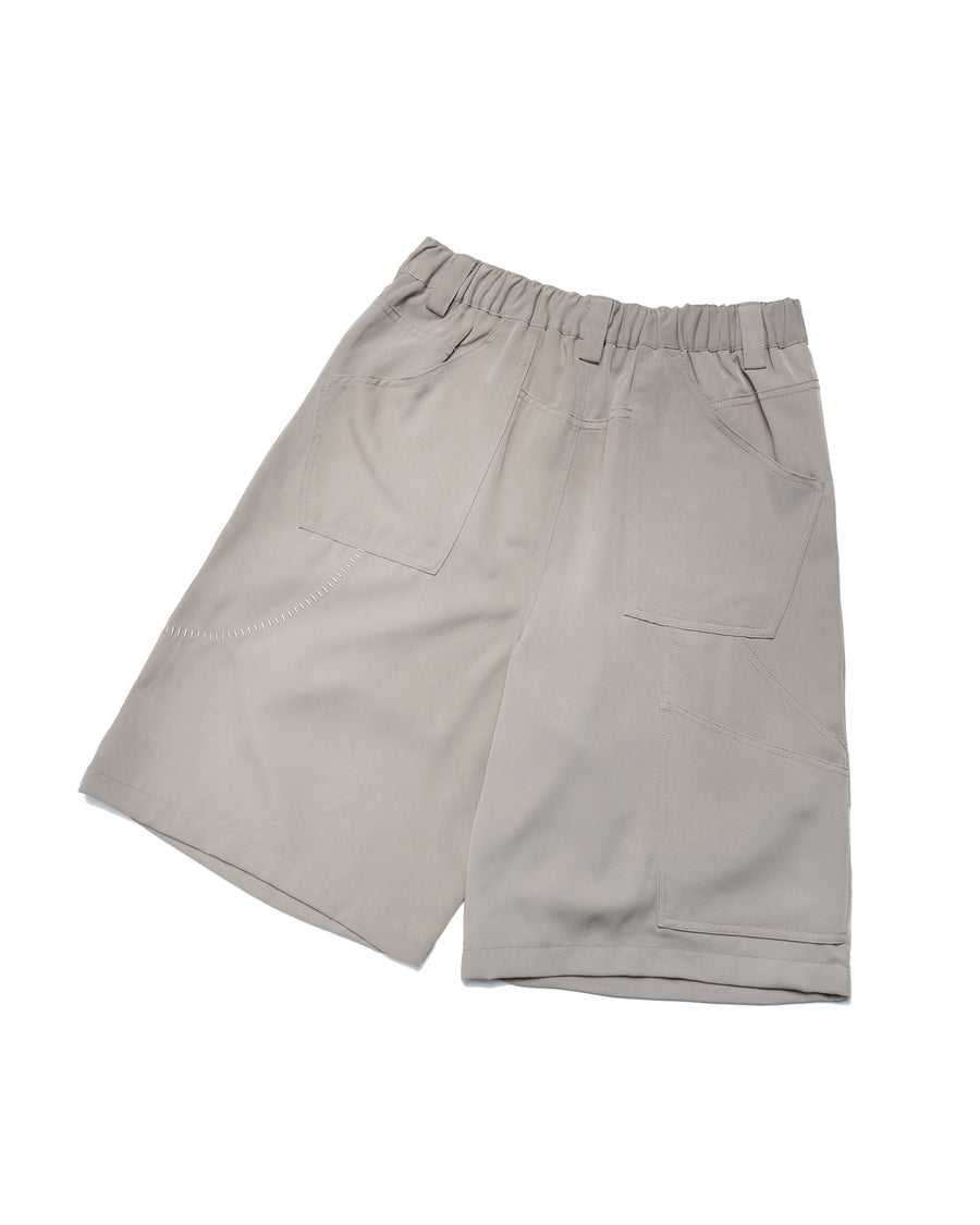 Layer Fold Pocket Shorts ᛝ Dry Clay