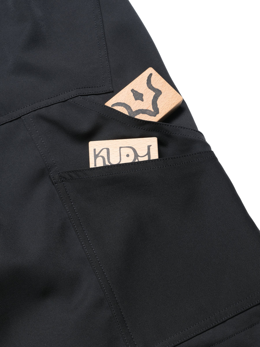 Layer Fold Pocket Shorts ᛝ Black