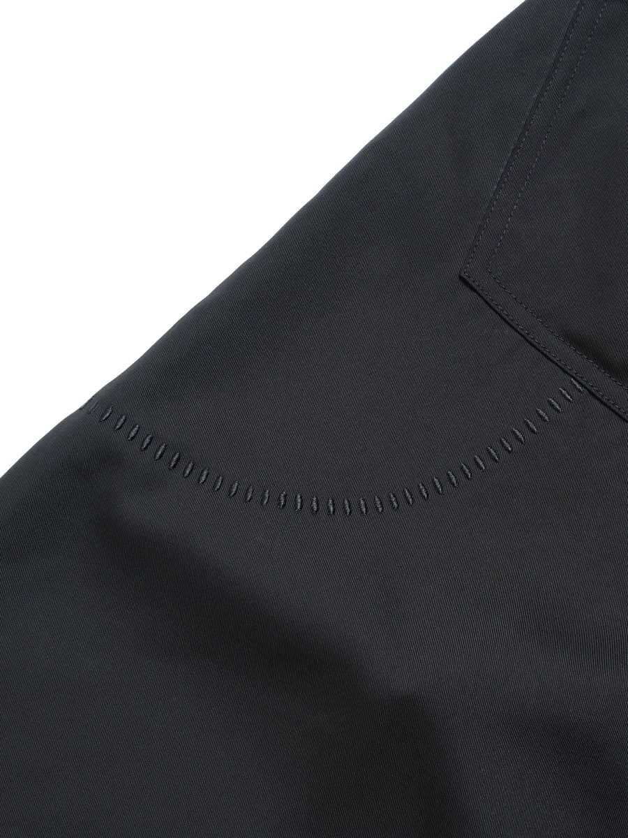 Layer Fold Pocket Shorts ᛝ Black