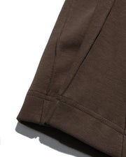 Arc Stitch Wide Shorts ᛝ Clay Brown