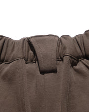Arc Stitch Wide Shorts ᛝ Clay Brown