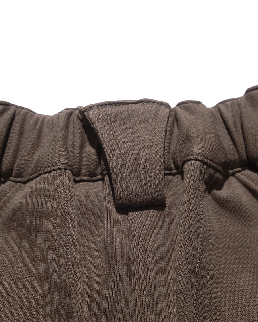 Arc Stitch Wide Shorts ᛝ Clay Brown
