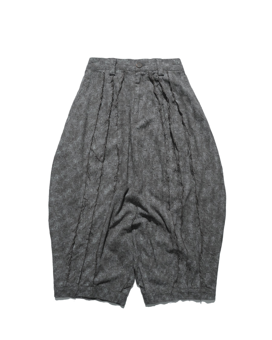 Fray Balloon Pants ᛝ Ash Grey
