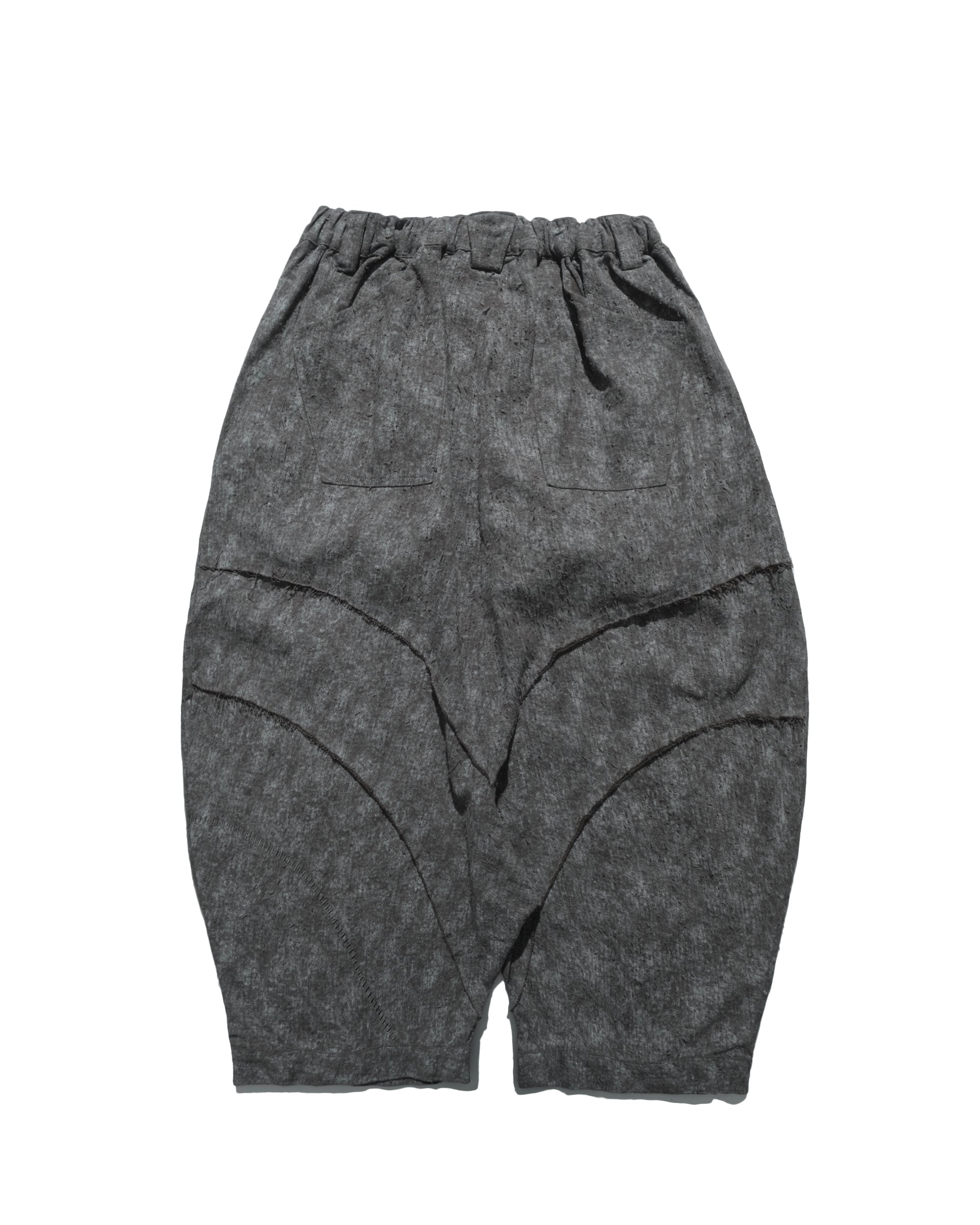 Fray Balloon Pants ᛝ Ash Grey