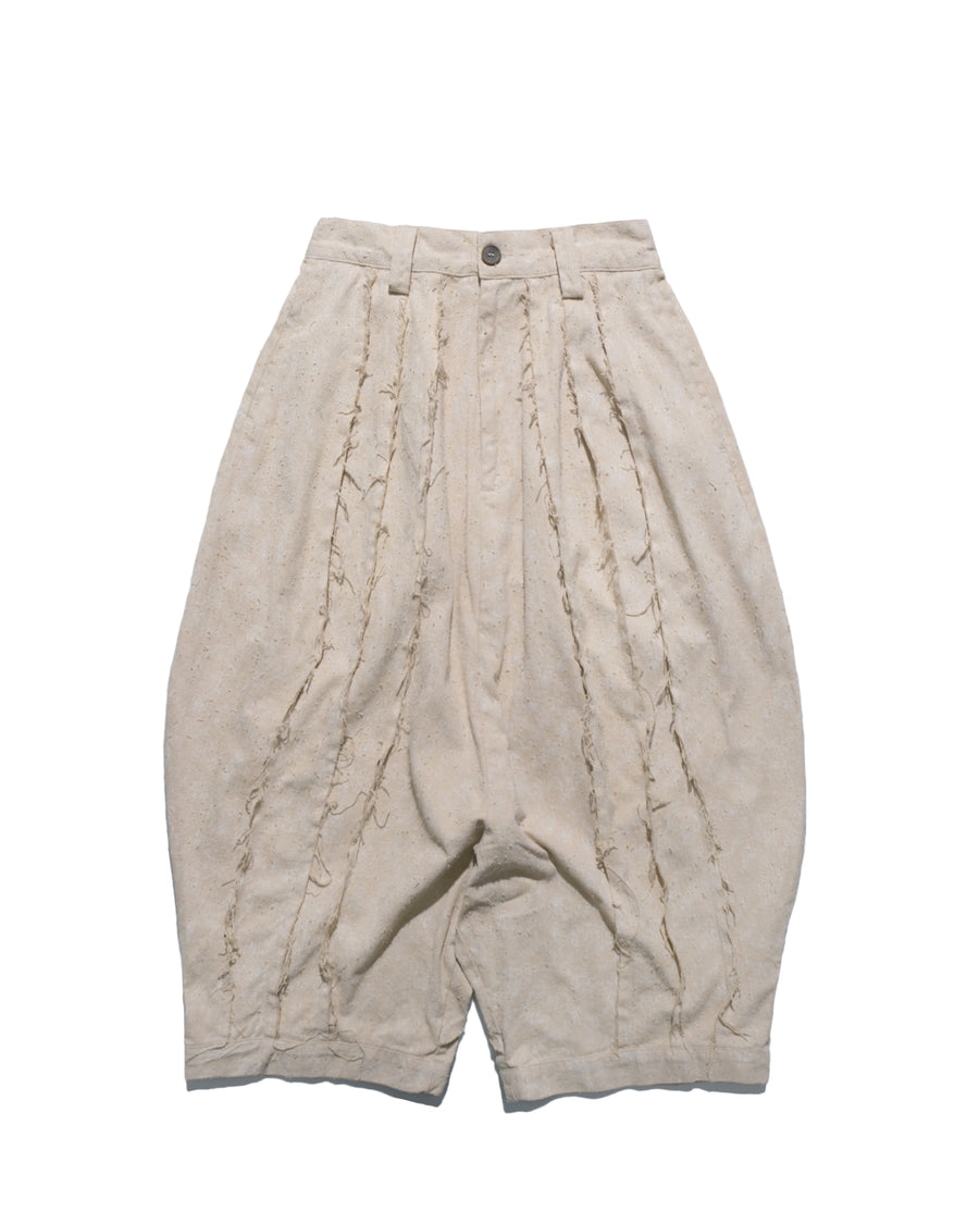 Fray Balloon Pants ᛝ Oat