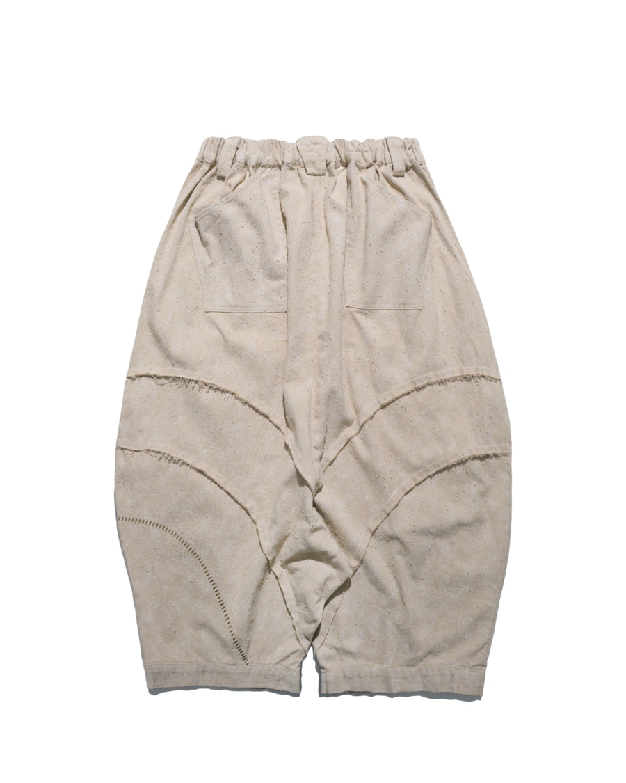 Fray Balloon Pants ᛝ Oat