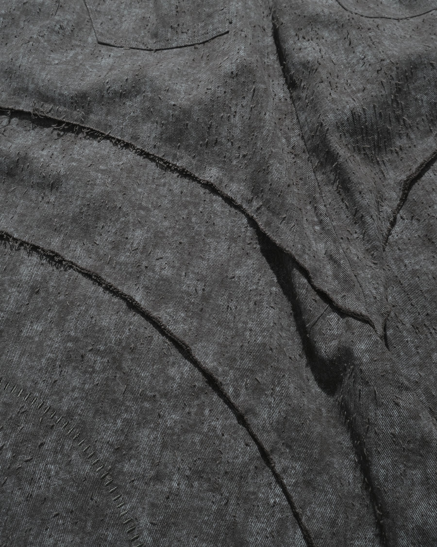 Fray Balloon Pants ᛝ Ash Grey