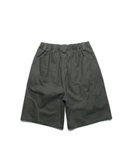 Double-Pleated Shorts ᛝ Deep Green