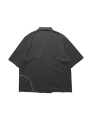Wrap Collar Shirt ᛝ Black