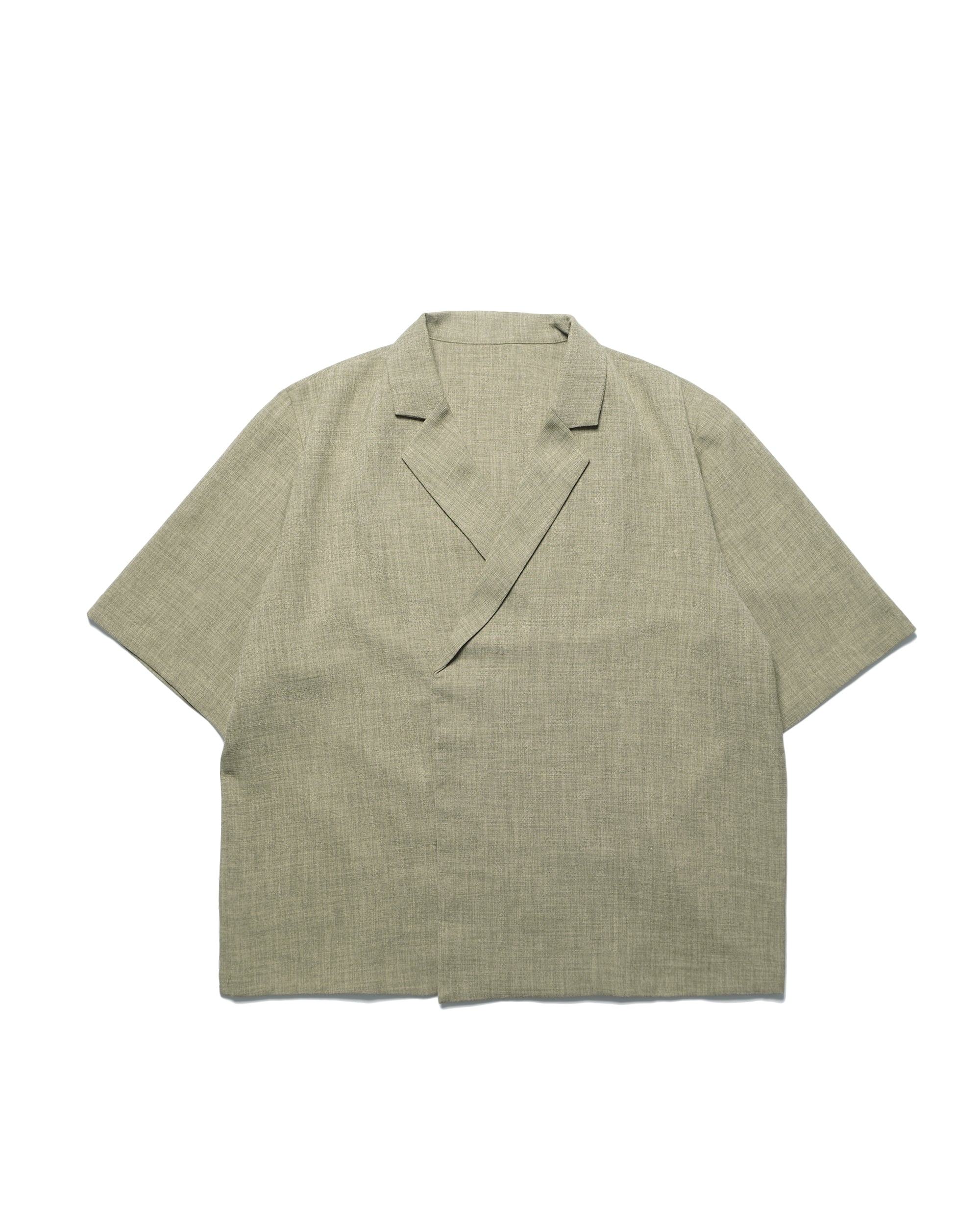 Wrap Collar Shirt ᛝ Sage Green