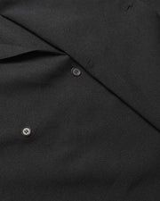 Wrap Collar Shirt ᛝ Black