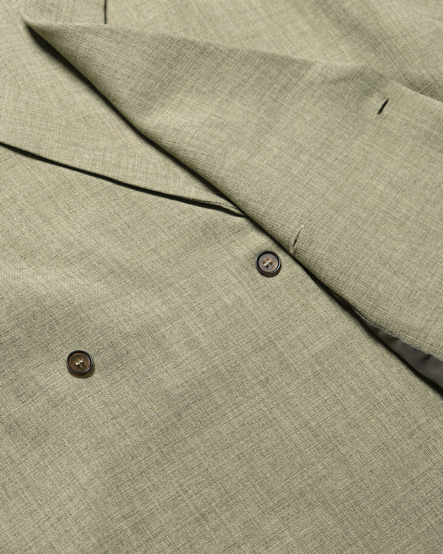 Wrap Collar Shirt ᛝ Sage Green