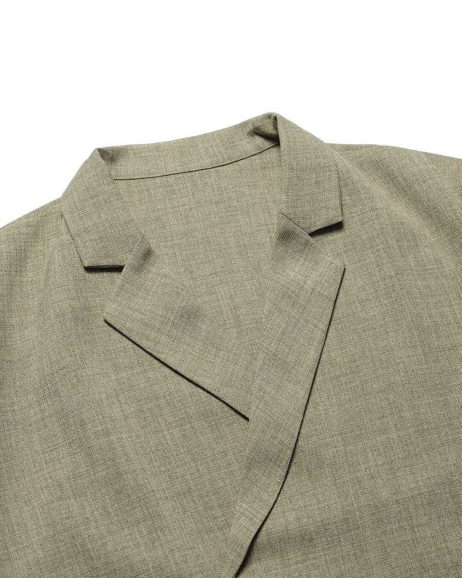 Wrap Collar Shirt ᛝ Sage Green