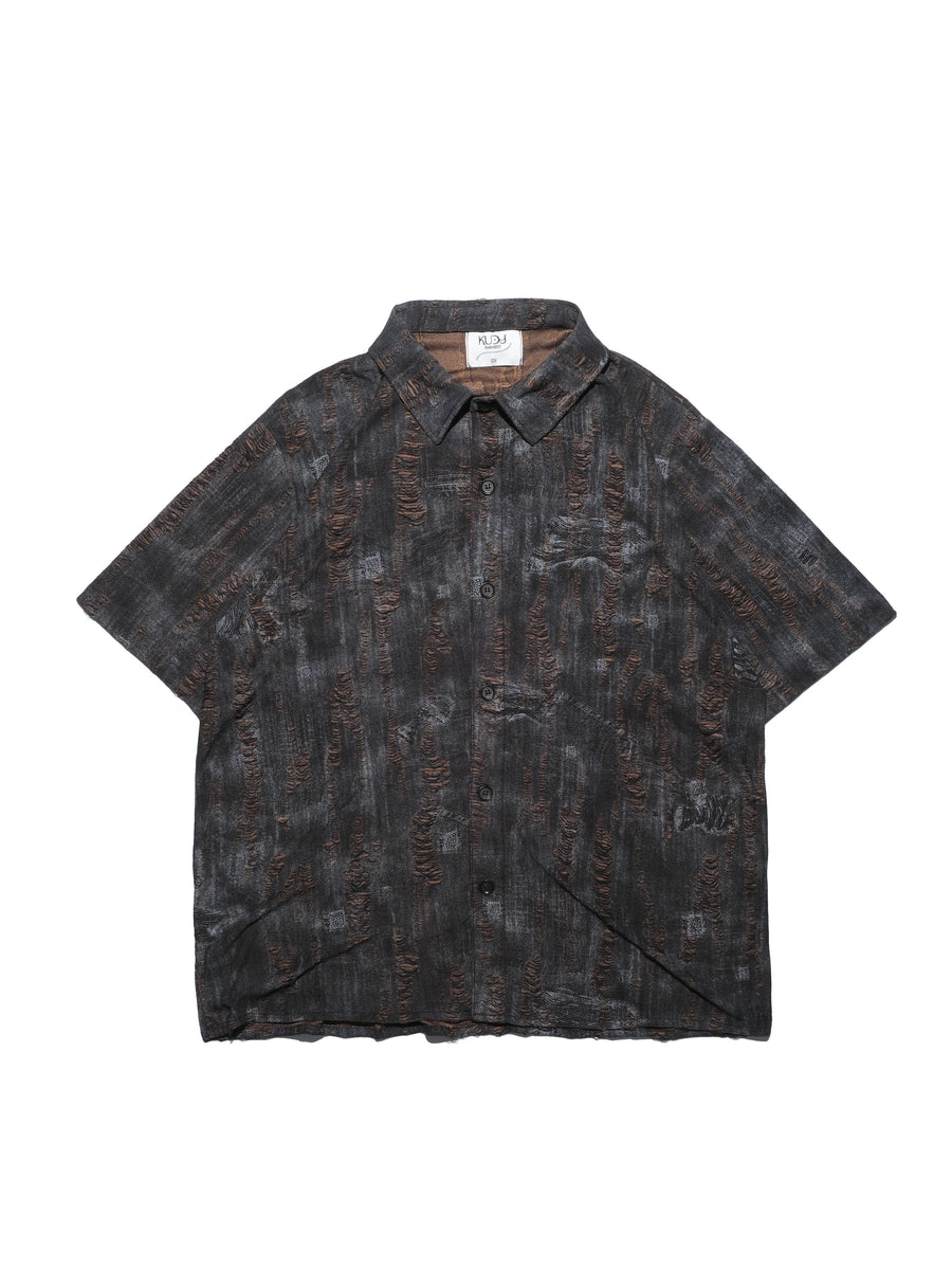 Rift Texture Shirt ᛝ Black