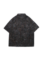 Rift Texture Shirt ᛝ Black