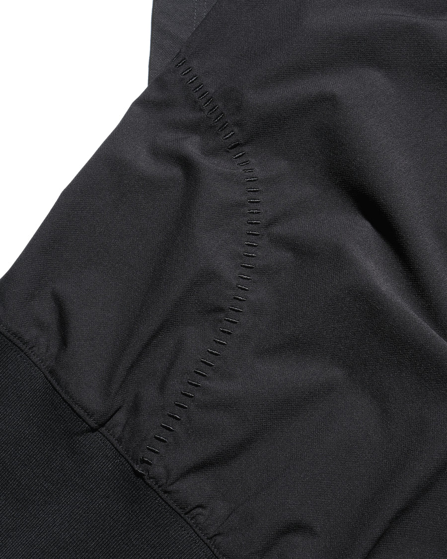 Boxy Ribbed Tee ᛝ Black