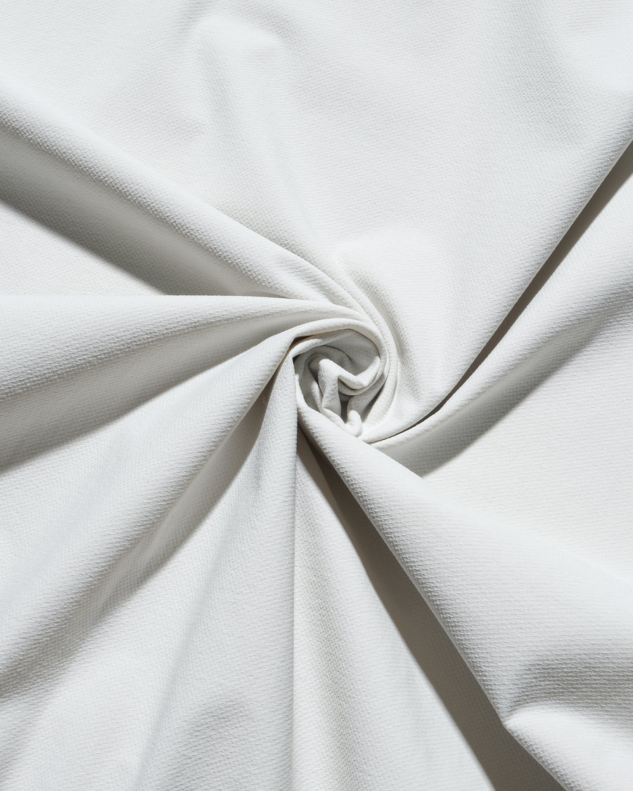 Boxy Ribbed Tee ᛝ Grey White