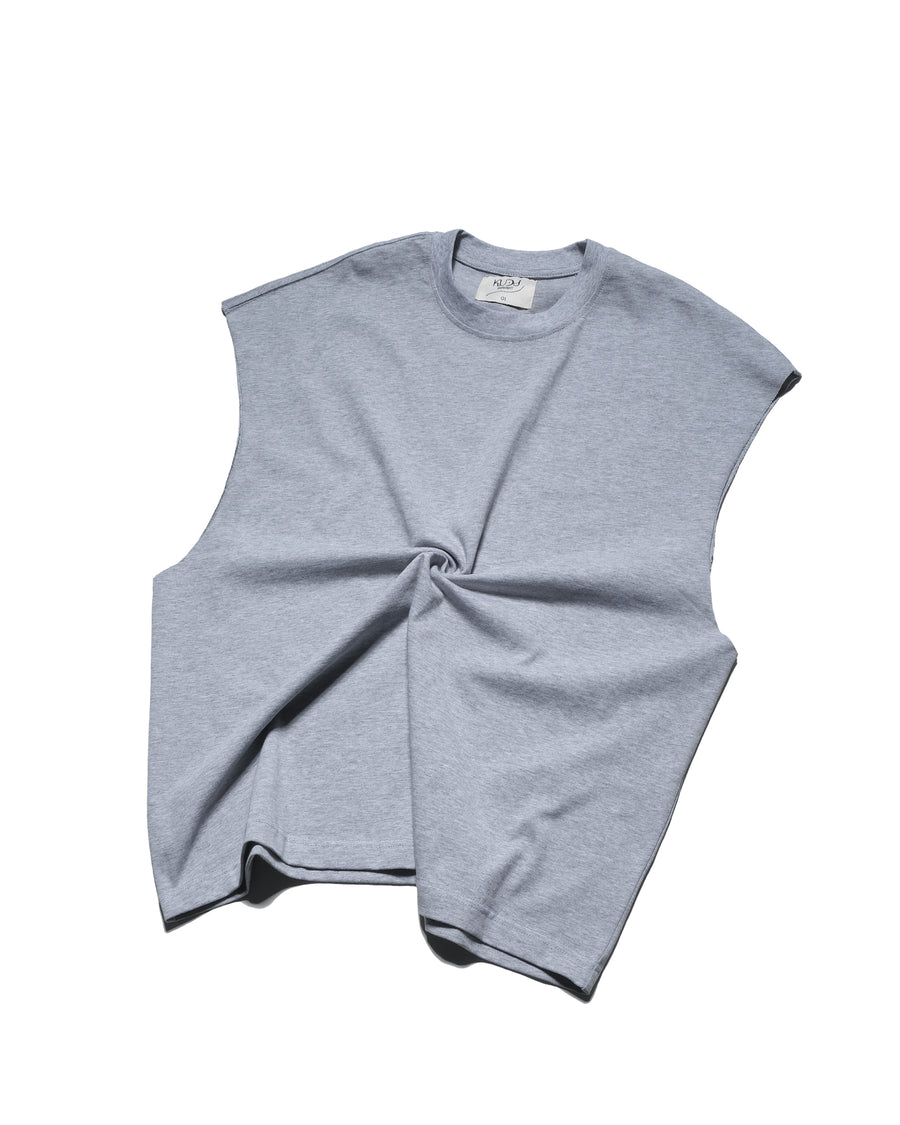 Sleeveless T-shirt ᛝ Grey