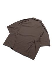 Waffle Boxy Polo T-shirt ᛝ Mocha