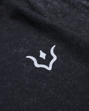 “K” Logo Washed T-shirt ᛝ Washed Black