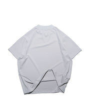 Spiral Line Tech T-shirt ᛝ Grey