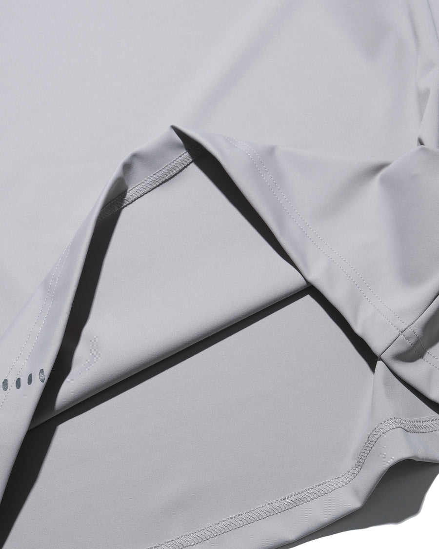 Spiral Line Tech T-shirt ᛝ Grey