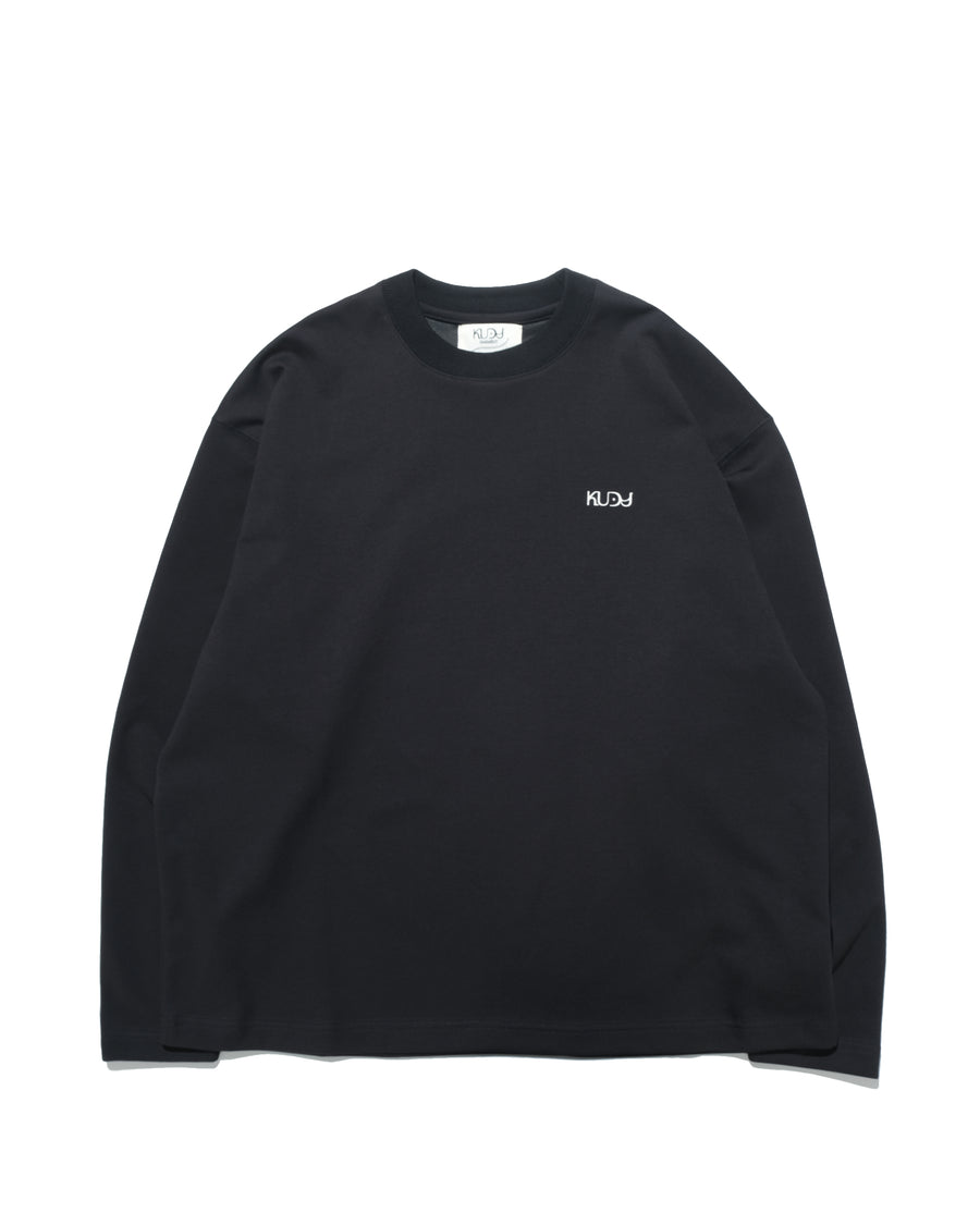 Kudu Logo Long Sleeve Tee ᛝ Black