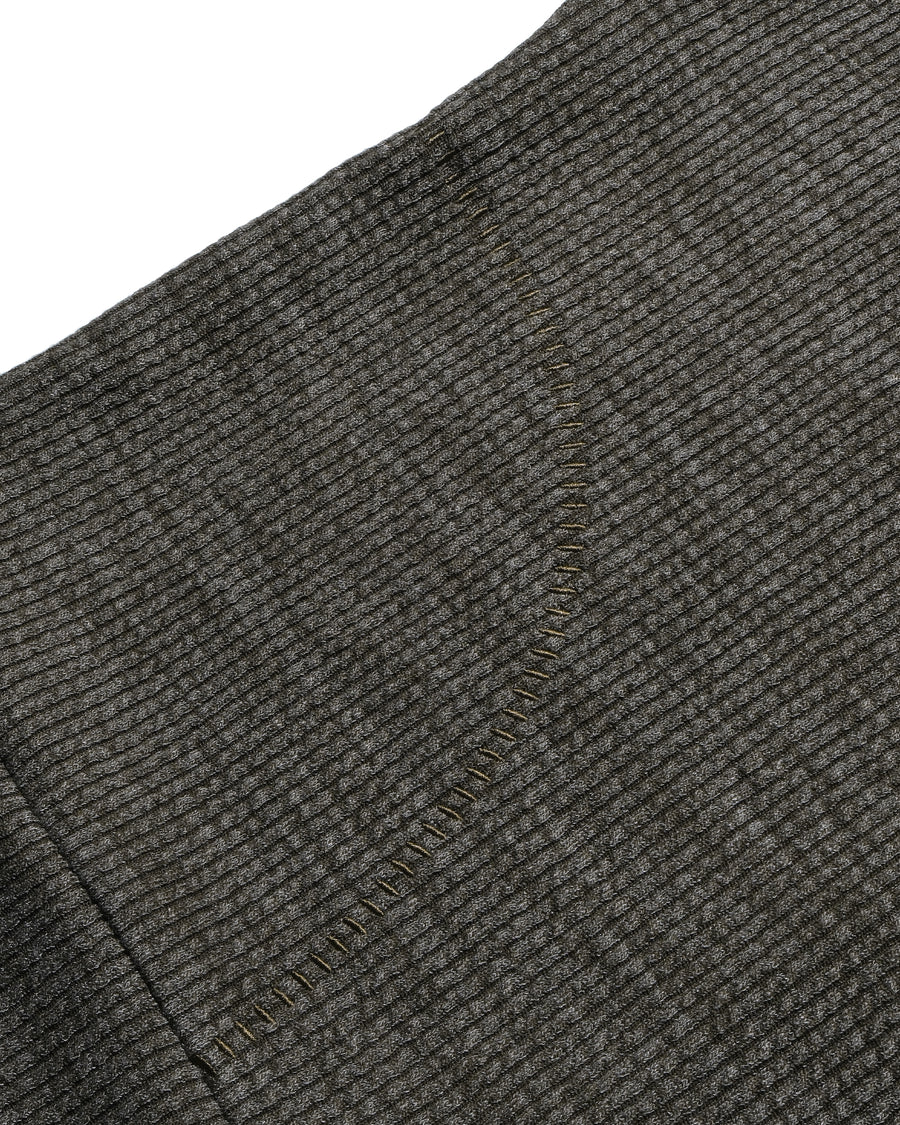 Box Knit Vest ᛝ Mocha Brown