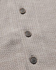 Box Knit Vest ᛝ Ash Grey