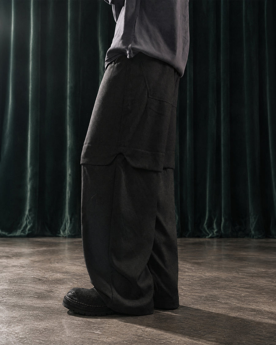Contour Layer Pants ᛝ Black