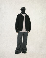 Arc Panel Blouson Jacket ᛝ Black