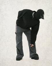 Arc Panel Blouson Jacket ᛝ Black