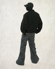 Arc Panel Blouson Jacket ᛝ Black