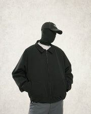 Arc Panel Blouson Jacket ᛝ Black