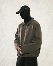 Arc Panel Blouson Jacket ᛝ Fog Brown