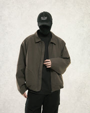 Arc Panel Blouson Jacket ᛝ Fog Brown