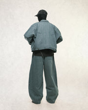 Arc Spine Denim Jacket ᛝ Washed Pine